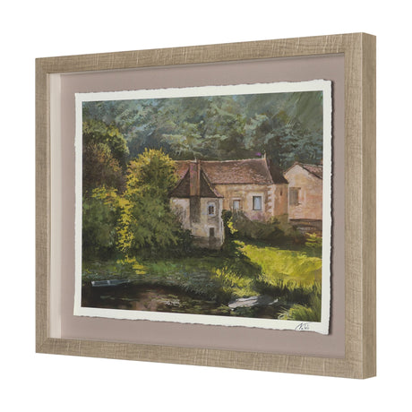 Country View(Set of 6) by Mercana Studio Hand-Embellished Textured Framed Artwork Matted under Glass by Mercana at Eve Furniture