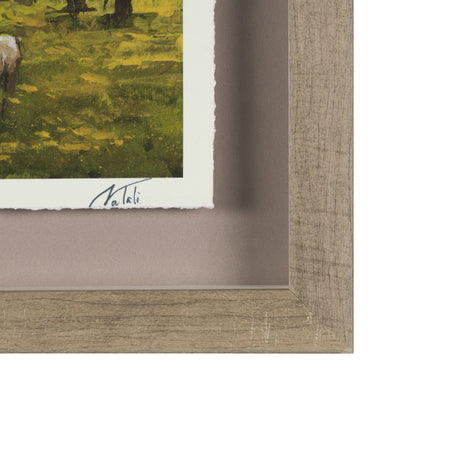 Country View(Set of 6) by Mercana Studio Hand-Embellished Textured Framed Artwork Matted under Glass by Mercana at Eve Furniture