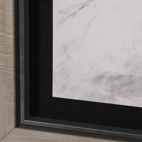 Countryside Sketches I by Ariana a Hand Embellished Textured Framed Art Print by Mercana at Eve Furniture