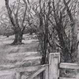 Countryside Sketches I by Ariana a Hand Embellished Textured Framed Art Print by Mercana at Eve Furniture