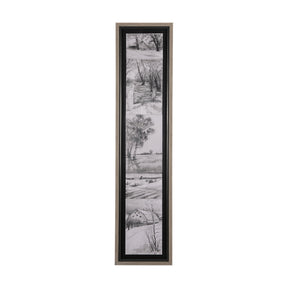 Countryside Sketches I by Ariana a Hand Embellished Textured Framed Art Print by Mercana at Eve Furniture