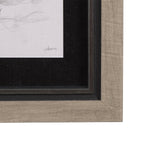 Countryside Sketches II by Ariana a Hand Embellished Textured Framed Art Print by Mercana at Eve Furniture