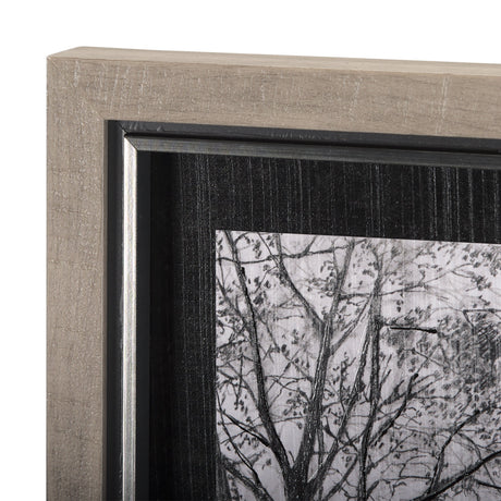 Countryside Sketches II by Ariana a Hand Embellished Textured Framed Art Print by Mercana at Eve Furniture