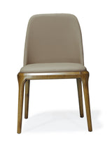 Courding Dining Chair in Tan and Walnut by Manhattan Comfort at Eve Furniture