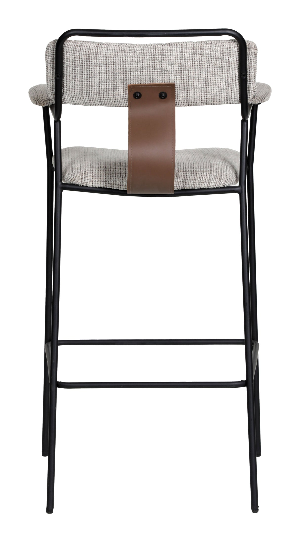 Couva Gray Tweed Barstool (Set of 2) by Zuomod at Eve Furniture