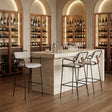 Couva Gray Tweed Barstool (Set of 2) by Zuomod at Eve Furniture