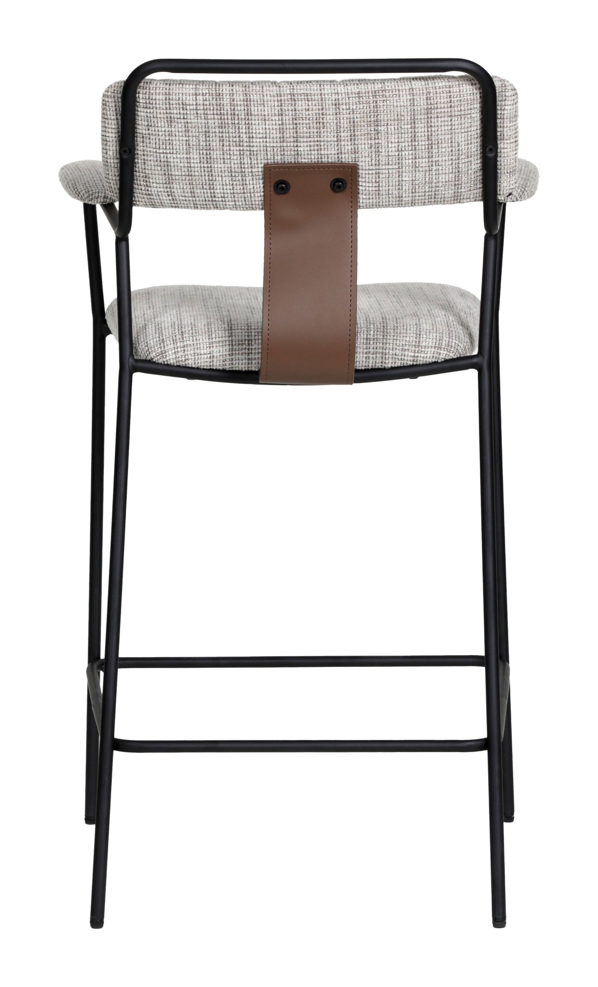 Couva Gray Tweed Counter Stool (Set of 2) by Zuomod at Eve Furniture