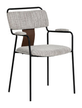 Couva Gray Tweed Dining Chair (Set of 2) by Zuomod at Eve Furniture