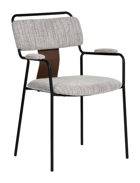 Couva Gray Tweed Dining Chair (Set of 2) by Zuomod at Eve Furniture