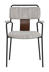 Couva Gray Tweed Dining Chair (Set of 2) by Zuomod at Eve Furniture