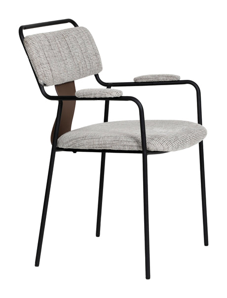 Couva Gray Tweed Dining Chair (Set of 2) by Zuomod at Eve Furniture