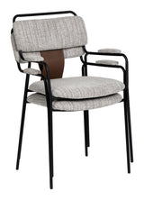 Couva Gray Tweed Dining Chair (Set of 2) by Zuomod at Eve Furniture