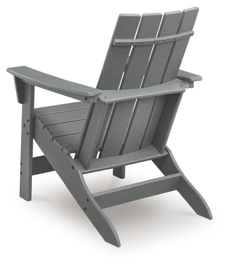 Cove Beach Gray Adirondack Chair by Ashley at Eve Furniture