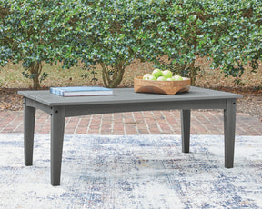Cove Beach Gray Rectangular Cocktail Table by Ashley at Eve Furniture