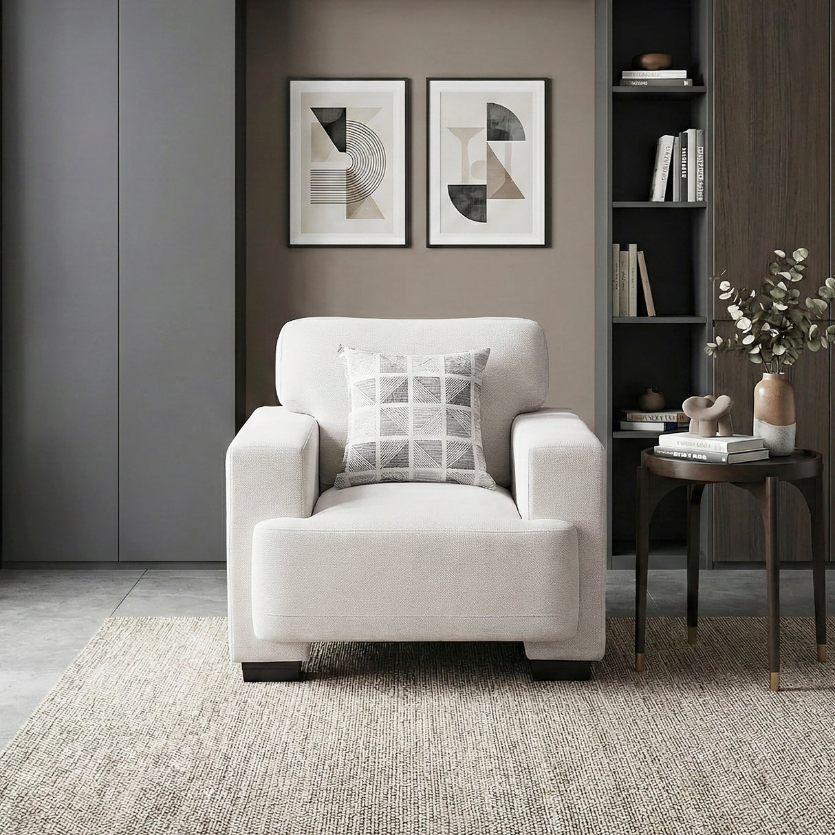 Cove Beige Chair by Homelegance at Eve Furniture