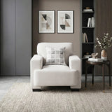 Cove Beige Chair by Homelegance at Eve Furniture