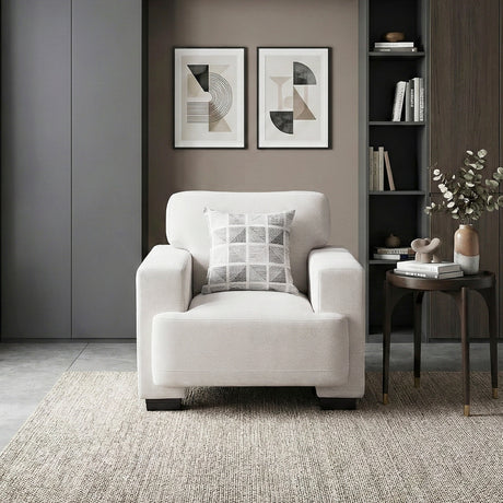 Cove Beige Chair by Homelegance at Eve Furniture