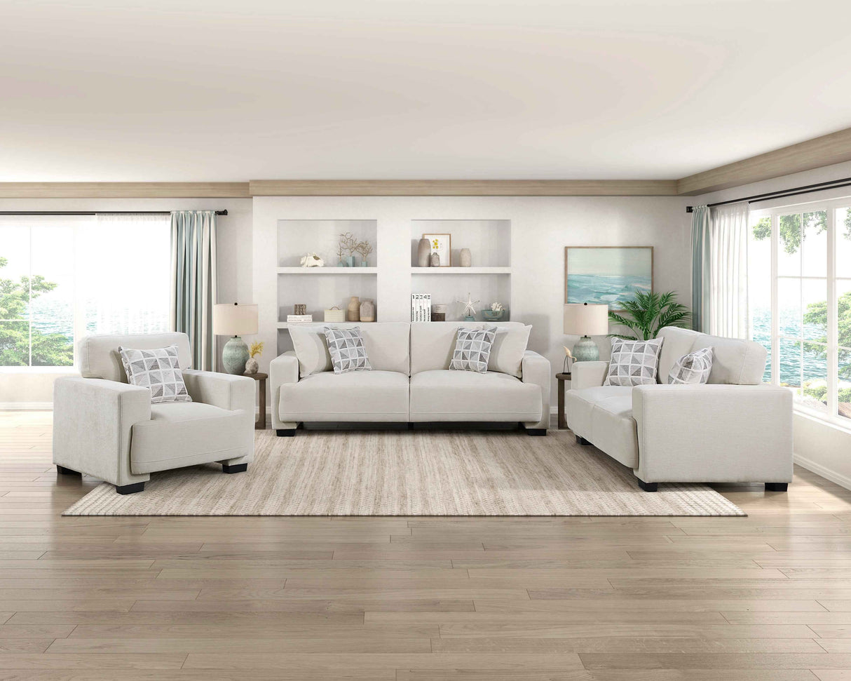 Cove Beige Living Room Set by Homelegance at Eve Furniture
