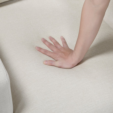 Cove Beige Loveseat by Homelegance at Eve Furniture