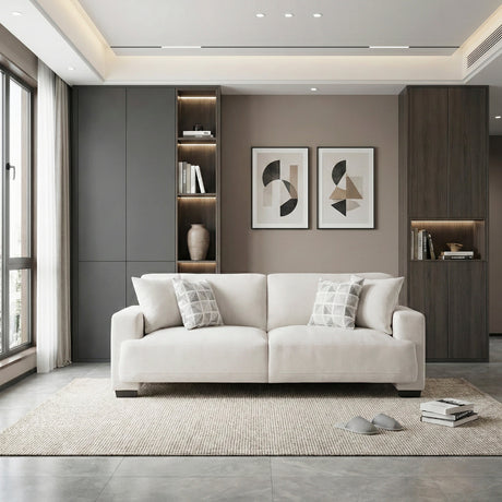 Cove Beige Sofa by Homelegance at Eve Furniture