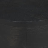 Cove Dark Brown Sculptural Open Side Table by Mercana at Eve Furniture