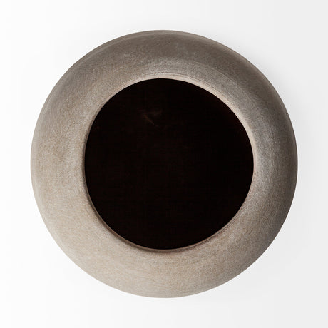 Cove Grey/Brown Ceramic Vase by Mercana at Eve Furniture