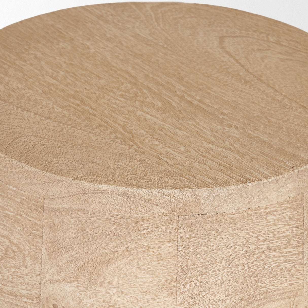 Cove Light Brown Sculptural Open Side Table by Mercana at Eve Furniture