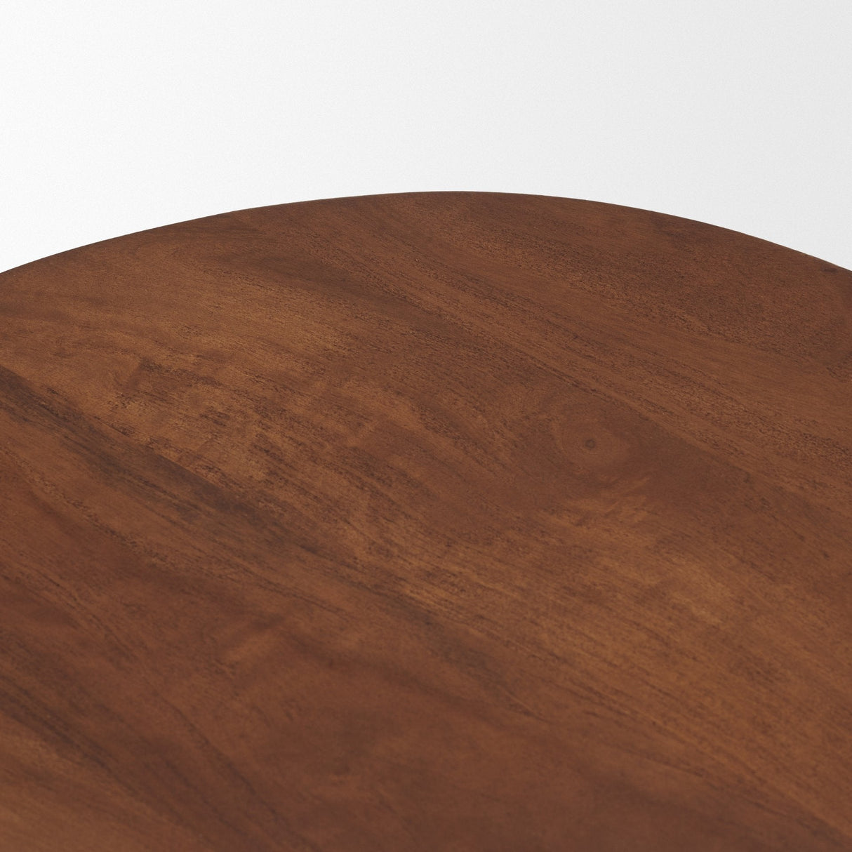 Cove Mid-Brown Sculptural Open Side Table by Mercana at Eve Furniture