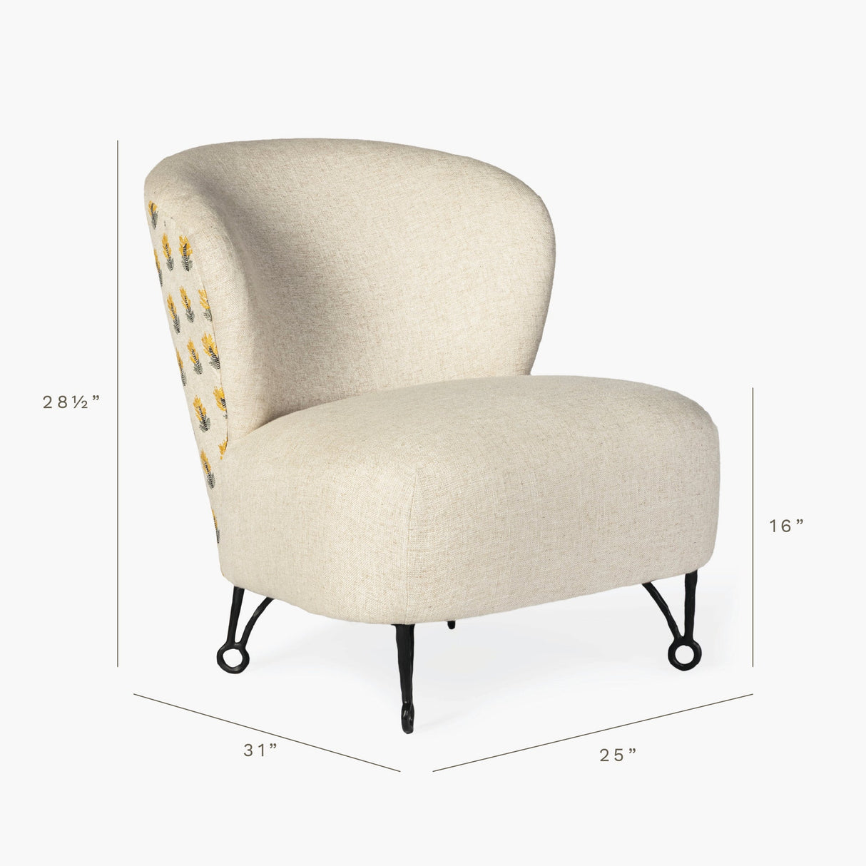 Cove Slipper Chair by Co.House Designs at Eve Furniture