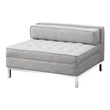 Covella Grey Ottoman Storage by MOES at Eve Furniture