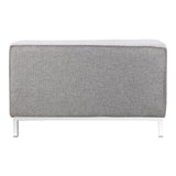 Covella Grey Ottoman Storage by MOES at Eve Furniture