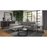 Covella Grey Ottoman Storage by MOES at Eve Furniture