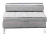 Covella Grey Ottoman Storage by MOES at Eve Furniture