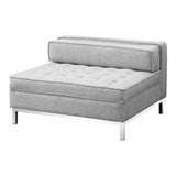 Covella Grey Ottoman Storage