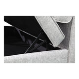 Covella Grey Ottoman Storage by Moe's Home at Eve Furniture