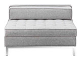 Covella Grey Ottoman Storage