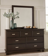 Covetown Dark Brown Bedroom Mirror (Mirror Only) by ASHLEY FURNITURE at Eve Furniture