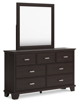Covetown Dark Brown Bedroom Mirror (Mirror Only) by ASHLEY FURNITURE at Eve Furniture