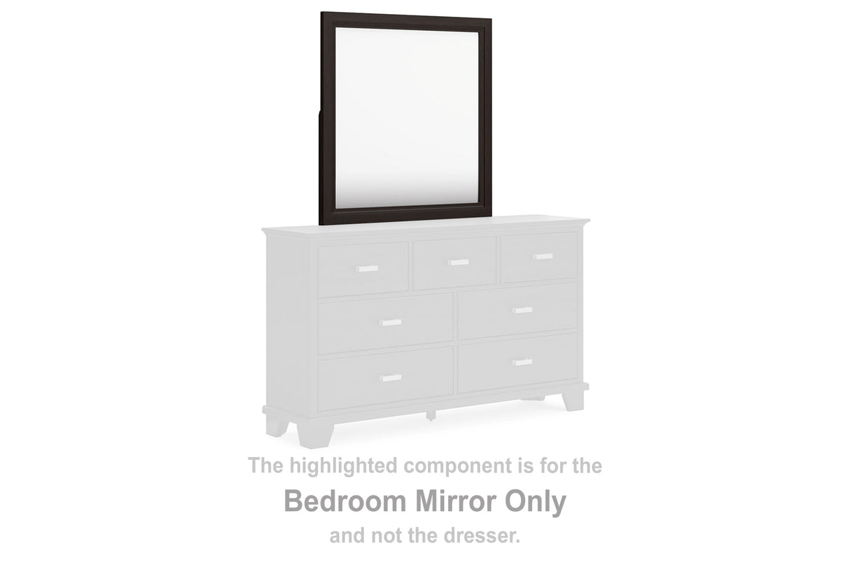 Covetown Dark Brown Bedroom Mirror (Mirror Only) by ASHLEY FURNITURE at Eve Furniture