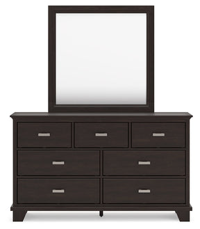 Covetown Dark Brown Bedroom Mirror (Mirror Only) by ASHLEY FURNITURE at Eve Furniture
