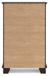 Covetown Dark Brown Chest of Drawers by Ashley at Eve Furniture