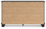 Covetown Dark Brown Dresser by Ashley at Eve Furniture