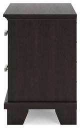 Covetown Dark Brown Nightstand by Ashley at Eve Furniture