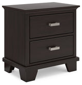 Covetown Dark Brown Nightstand