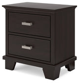 Covetown Dark Brown Nightstand