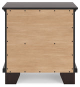 Covetown Dark Brown Nightstand