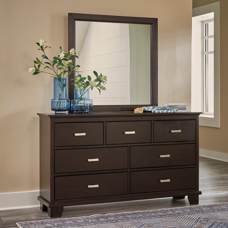 Covetown Dark Brown Panel Bedroom Set by Ashley at Eve Furniture