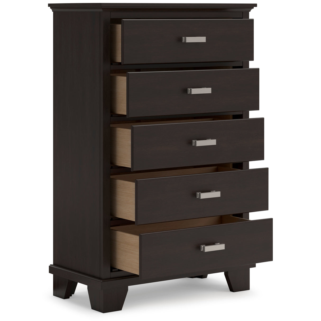 Covetown Dark Brown Panel Bedroom Set by Ashley at Eve Furniture
