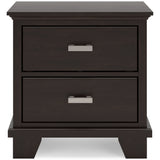 Covetown Dark Brown Panel Bedroom Set by Ashley at Eve Furniture
