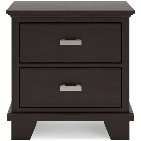 Covetown Dark Brown Panel Bedroom Set by Ashley at Eve Furniture